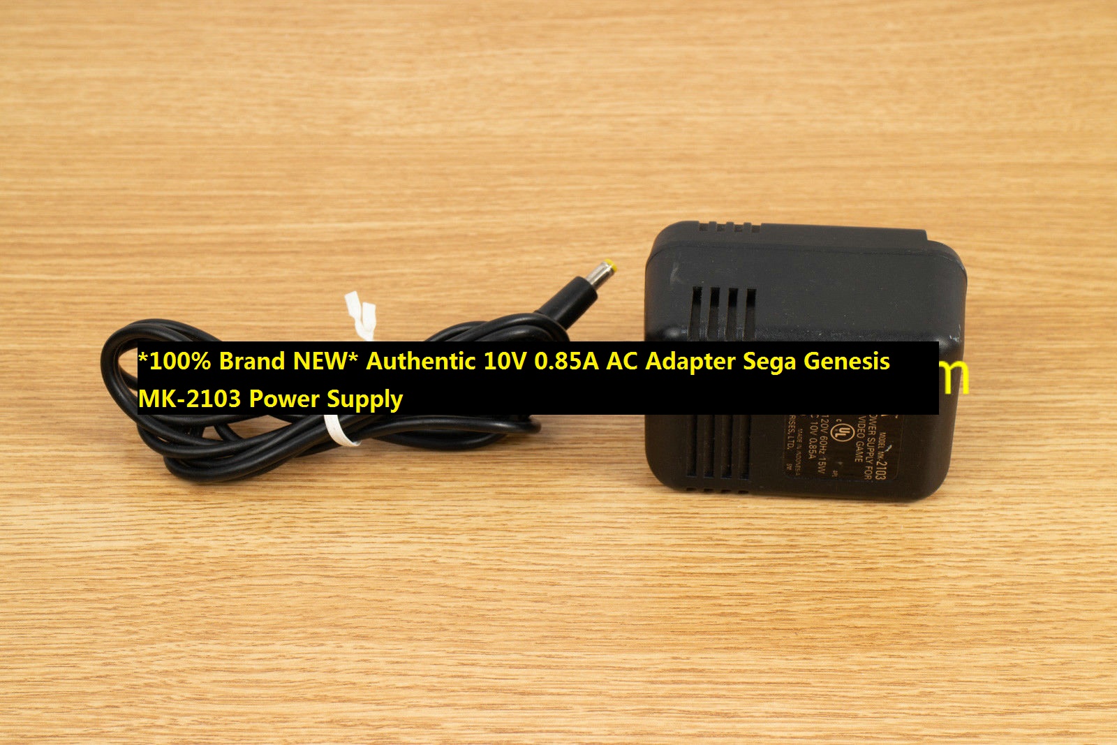 *100% Brand NEW* Authentic 10V 0.85A AC Adapter Sega Genesis MK-2103 Power Supply